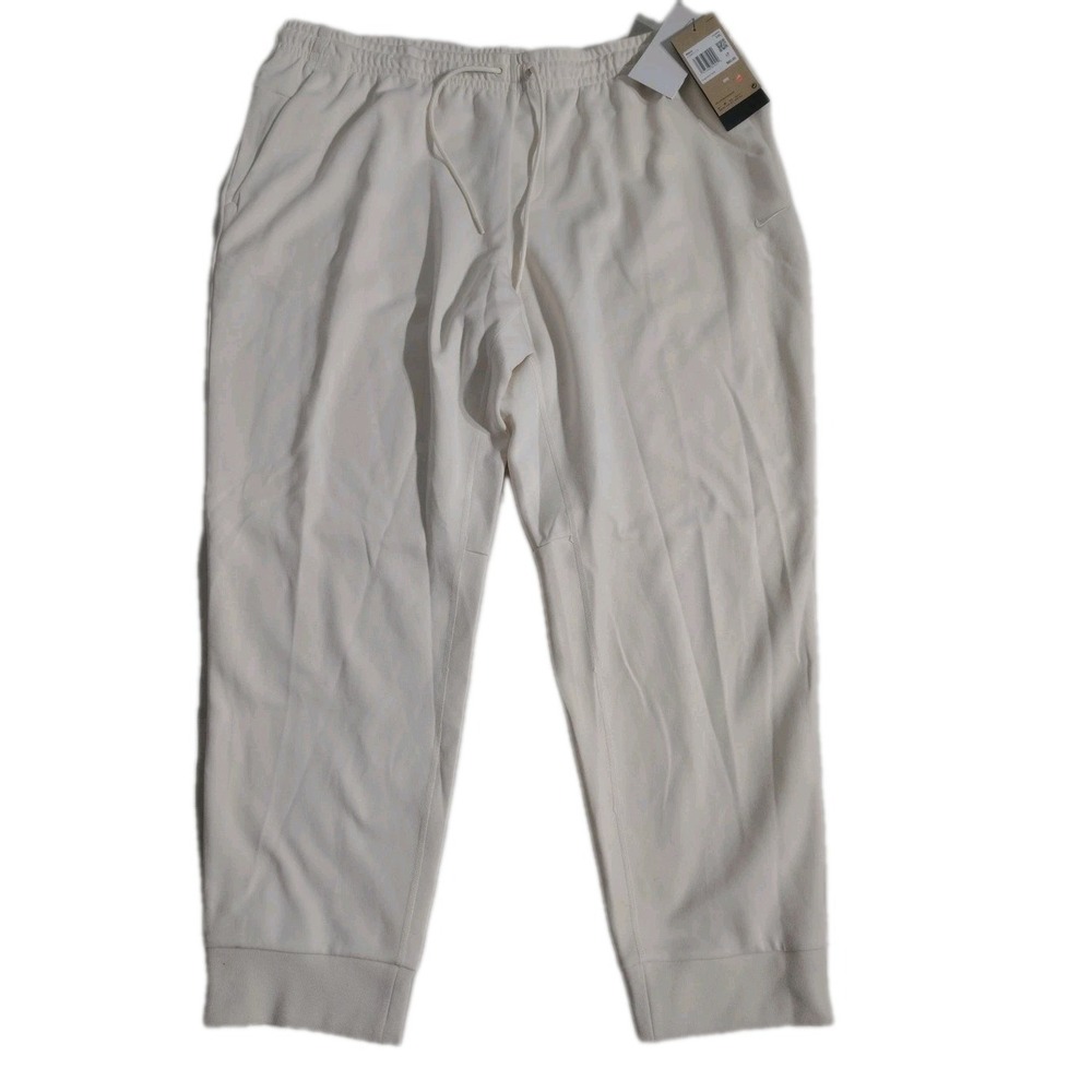 Nike Men's  Dri-FIT UV Primary Fleece Joggers Sweatpants Ivory FZ0975-110‎ 2XL